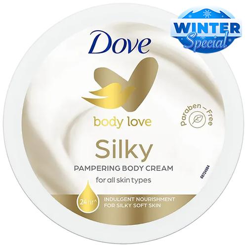 Buy Dove Body Love Silky Pampering Body Cream - Silky Soft Skin, Parabens-  Free Online at Best Price of Rs 477 - bigbasket