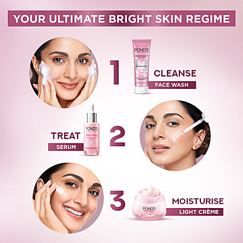 Pond's Bright Miracle Ultimate Brightening Serum - With Niasorcinol, 30 ml Reduces Pigmentation, Lightweight, Non-Sticky, Fast Absorption
