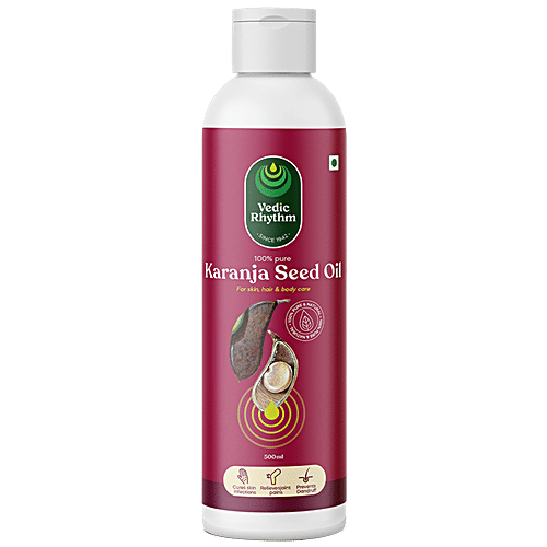 Buy Vedic Rhythm Karanja Seed Oil Multipurpose Oil For Hair & Body