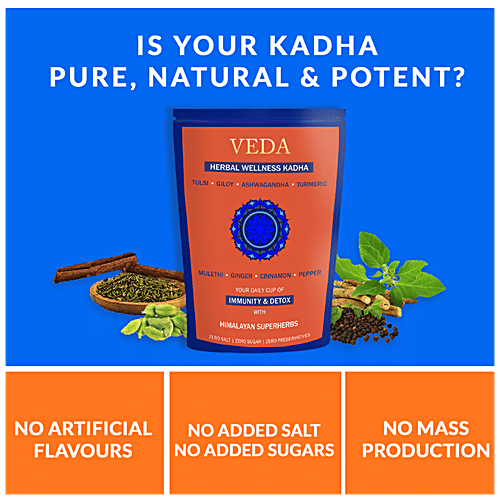 Veda Wellness Kadha - Daily Cup Of Immunity & Detox, With Himalayan Superherbs, 100 g
