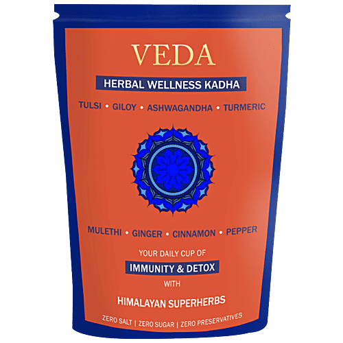 Veda Wellness Kadha - Daily Cup Of Immunity & Detox, With Himalayan Superherbs, 100 g