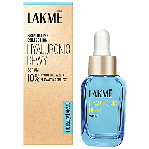 Lakme Hyaluronic Dewy Serum with 10% Hyaluronic Acid & Pentavitin Complex, 30 ml  