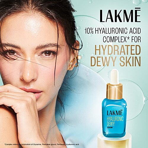 Lakme Hyaluronic Dewy Serum with 10% Hyaluronic Acid & Pentavitin Complex, 30 ml  