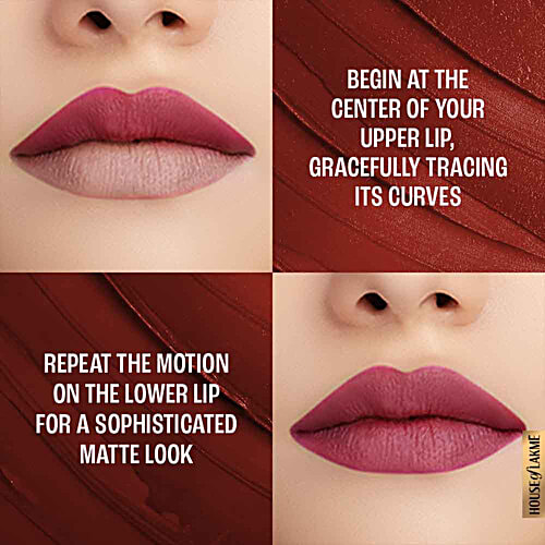 Lakme Cushion Matte Lipstick, 4.5 g Pink Geranium 