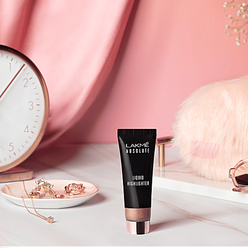 Lakme Absolute Liquid Highlighter, 25 g Rose Gold 