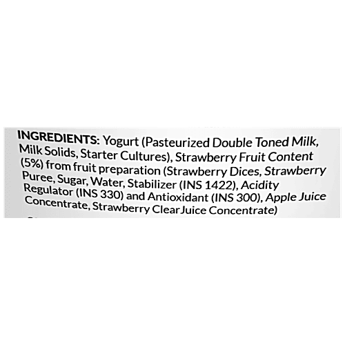 Rufil Swiss Style Yogurt - Strawberry, Protein Rich & Healthy Dessert, 90 g