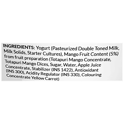 Rufil Swiss Style Yogurt - Mango, Protein Rich & Healthy Dessert, 90 g