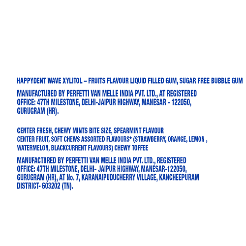 #MyWorkBuddy Assorted Pack - Happydent, Centre Fresh & Centre Fruit, 96.6 g