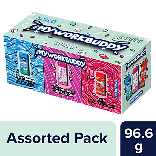 #MyWorkBuddy Assorted Pack - Happydent, Centre Fresh & Centre Fruit, 96.6 g