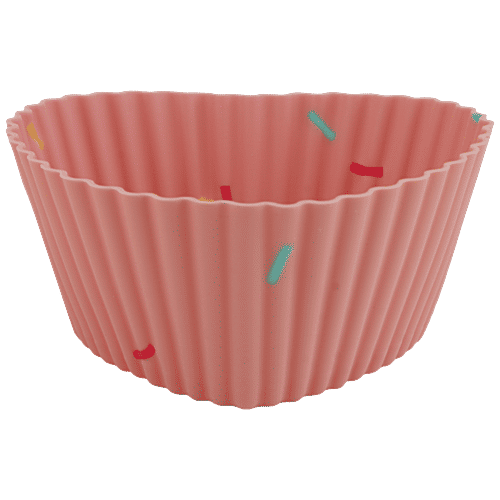 CookStyle Silicone Cake Mould Set - Assorted Colour, BB6454-5, 6 pcs  