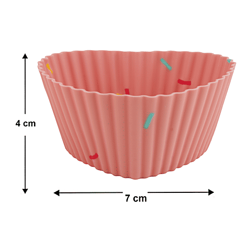 CookStyle Silicone Cake Mould Set - Assorted Colour, BB6454-5, 6 pcs  