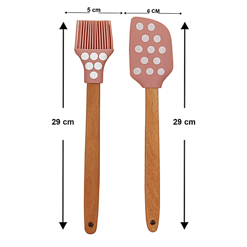 CookStyle Silicone Brush Set - Assorted Colour, BB6454-8, 2 pcs  