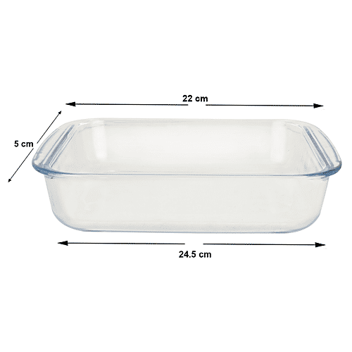 Buy BB Home Borosilicate Glass Baking Dish Square Online at Best
