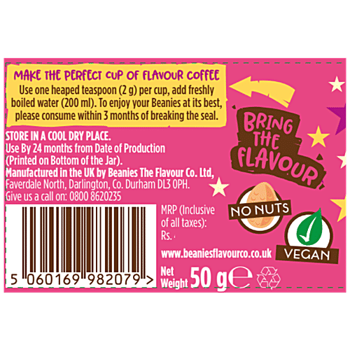Buy Beanies Flavoured Instant Coffee Cookie Dough, Smooth & Sugar