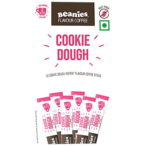 Buy Beanies Flavoured Instant Coffee Sticks Cookie Dough, No Added