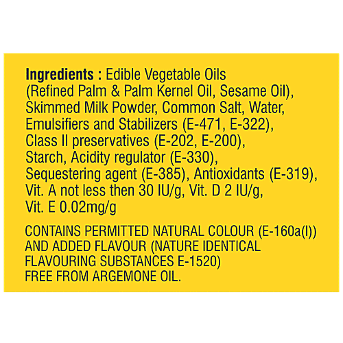 Nutdelight Fat Spread - Powered With Omega3, Vitamin A, D & E, 500 g  