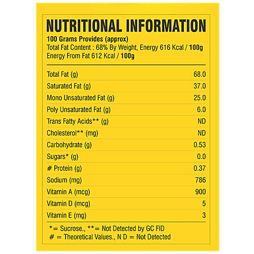Nutdelight Fat Spread - Powered With Omega3, Vitamin A, D & E, 500 g  