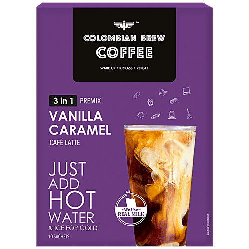 Buy Colombian Brew Coffee Instant Coffee 3 In 1 Premix Vanilla
