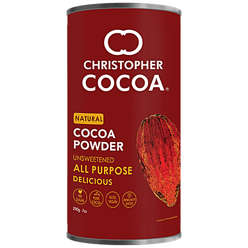 Buy Christopher Cocoa Natural Cocoa Powder Unsweetened, All Purpose