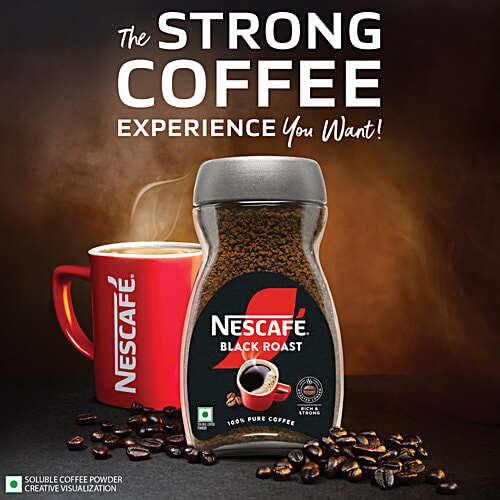 Nescafe Classic Black Roast Instant Coffee Rich & Dark, 100 Pure