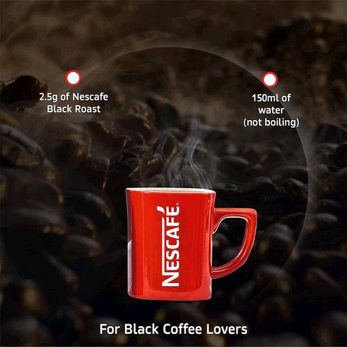 Nescafe Classic Black Roast Instant Coffee - Rich & Dark, 100% Pure, Soluble Powder, 95 g Jar 