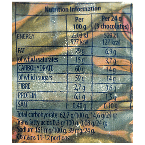 Toblerone Swiss Milk Chocolate With Honey & Almond Nougat & Salted Caramelized Almonds - Tiny, 272 g Bag