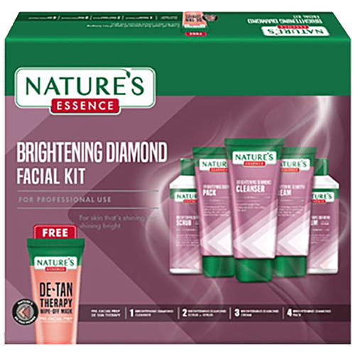 Natures Essence Brightening Diamond Facial Kit, 6 pcs  