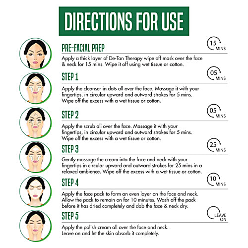 Natures Essence Whitening Pearl Facial Kit, 6 pcs  