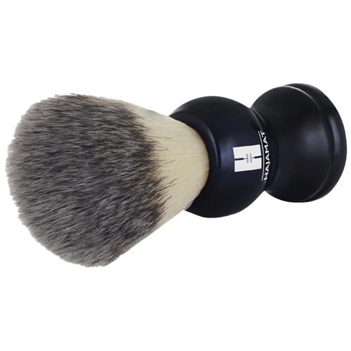 Hajamat Luxurious Shaving Brush - With Imitation Badger Bristles, Resin Handle, Black, 62 g  