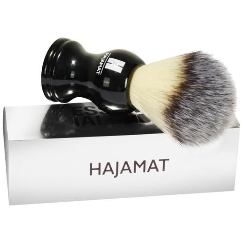 Hajamat Luxurious Shaving Brush - With Imitation Badger Bristles, Resin Handle, Black, 62 g  