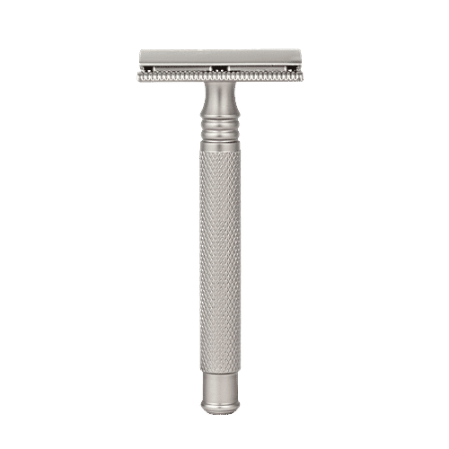 Hajamat Spade Double Edge Safety Razor - Stainless Steel 304, Closed Comb, Gunmetal Finish, 62 g  