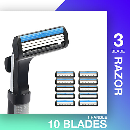 Hajamat Ace III Razor - With Vitamin E & Aloe Lubricating Strip, Anti-Drag Blades, 140 g  