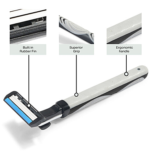 Hajamat Ace III Razor - With Vitamin E & Aloe Lubricating Strip, Anti-Drag Blades, 140 g  
