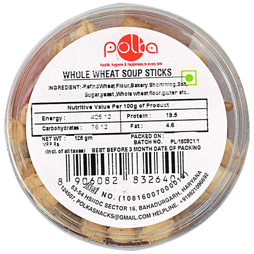 Buy POLKA Whole Wheat Soup Sticks Healthy, Crispy & Long Online at Best Price of Rs 90 bigbasket