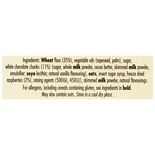 Buy Walkers White Chocolate & Raspberry Biscuits With Natural