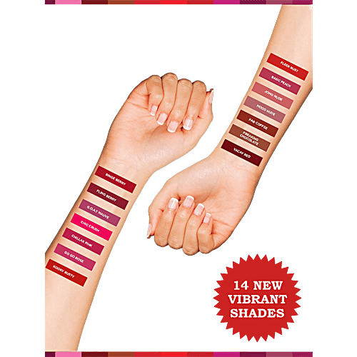 Street Wear Lip2Last Matte Liquid Lipstick - With Vitamin E, 24 Hours Smudge & Transfer Proof, 3.15 g Chillax Pink 