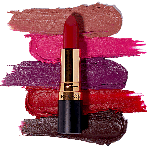 Revlon Super Lustrous Bold Matte Lipstick - Creamy, Moisturising, No Caking, 4.2 g Peachy Vibes 