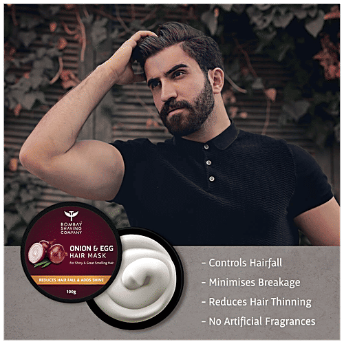 Buy Bombay Shaving Company Onion & Egg Hair Mask Online at Best Price
