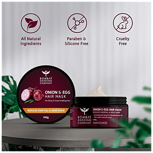 Buy Bombay Shaving Company Onion & Egg Hair Mask Online at Best Price
