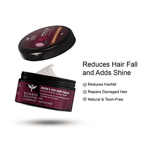 Buy Bombay Shaving Company Onion & Egg Hair Mask Online at Best Price