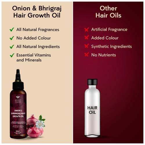 Buy Bombay Shaving Company Onion and Bhringraj Hair Oil Online at Best  Price of Rs  - bigbasket