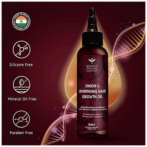 Bombay Shaving Company Onion and Bhringraj Hair Oil, 100 ml