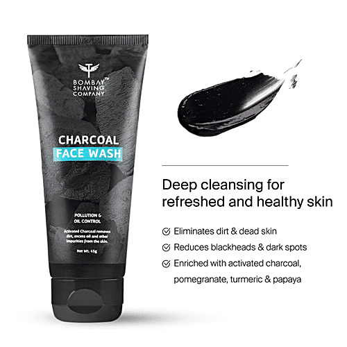 Buy Bombay Shaving Company Charcoal Facial Starter Kit Enriched With