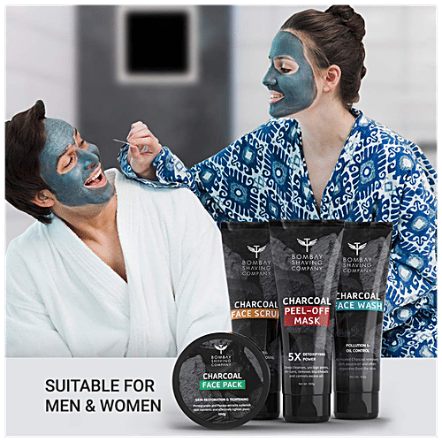 Buy Bombay Shaving Company Charcoal Facial Starter Kit Enriched With