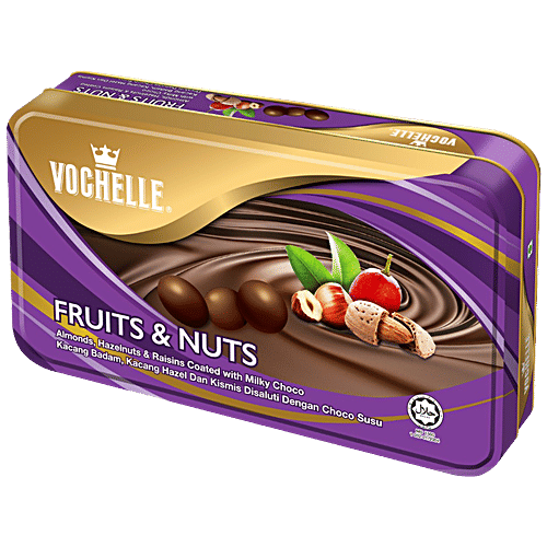 Buy Vochelle Coated Fruits & Nuts Milky Chocolate, Almonds, Hazelnuts