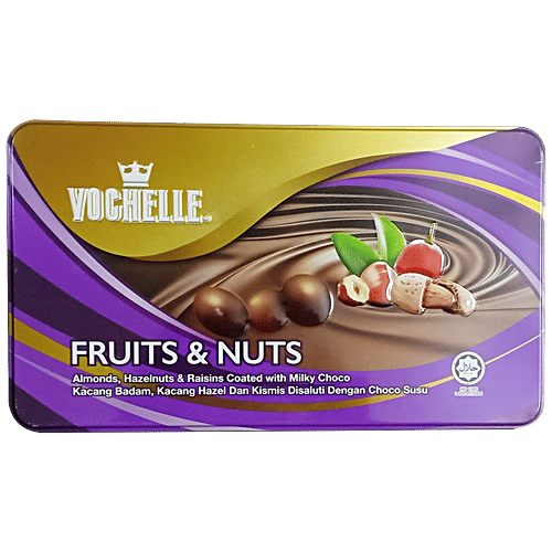 Buy Vochelle Coated Fruits & Nuts Milky Chocolate, Almonds, Hazelnuts