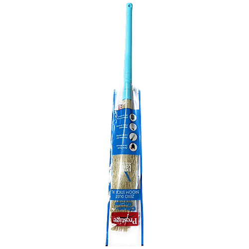 Buy Prestige Zero Dust Broom Stick Plastic, 3.37 ft, Blue Online at