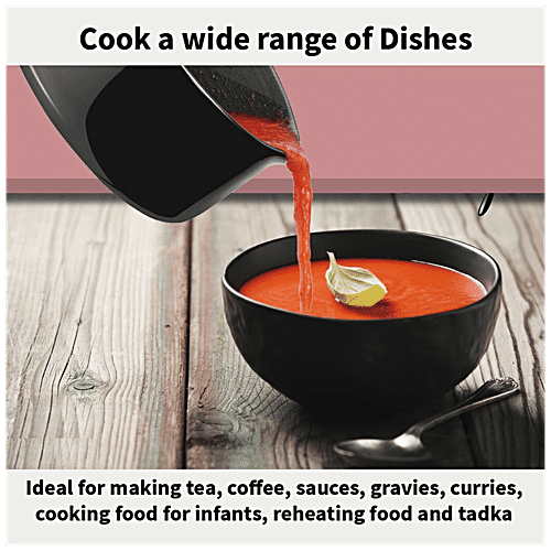 Hawkins Hard Anodised Saucepan - Induction Base, 18 cm, 3.25 mm, Plastic Handle, IAS20, 2 L  