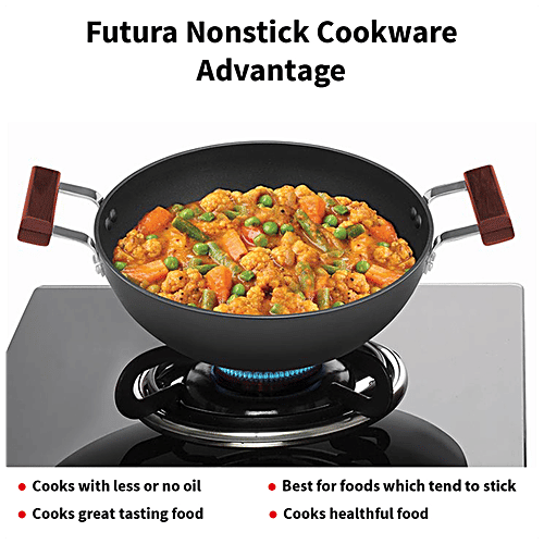 Buy Hawkins Futura Nonstick Induction Compatible Deep Kadhai/Fry Pan
