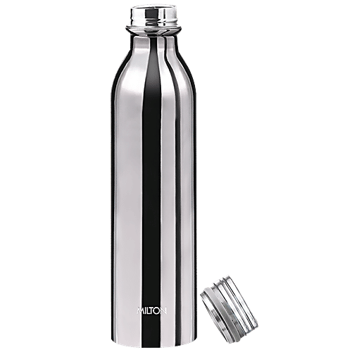 Milton Glitz 1000 Vacuum Insulated Thermosteel Bottle - Leak Proof, Silver, 950 ml